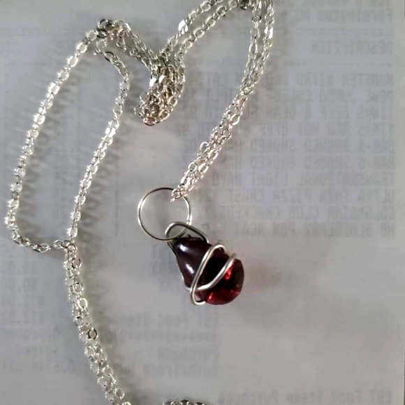 Hand Crafted Jewelry - Garnet Necklace